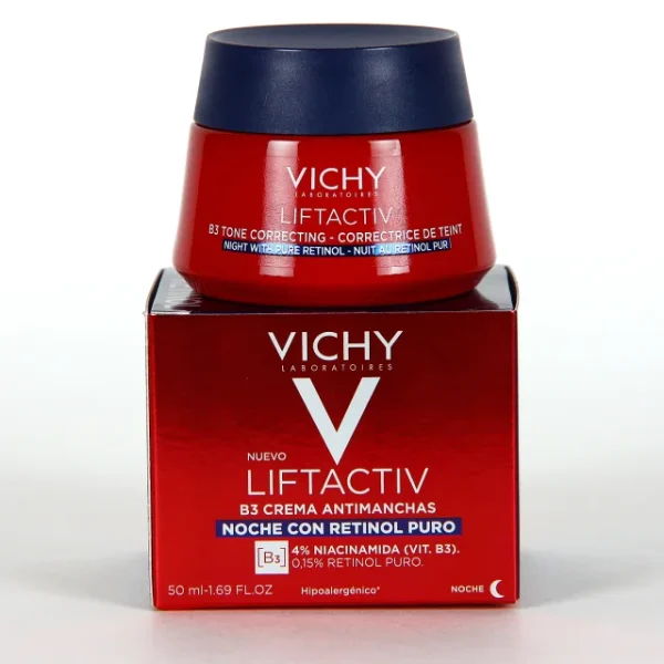 LIFTACTIV B3 CREMA DE NOCHE ANTIMANCHAS OSCURAS CON RETINOL